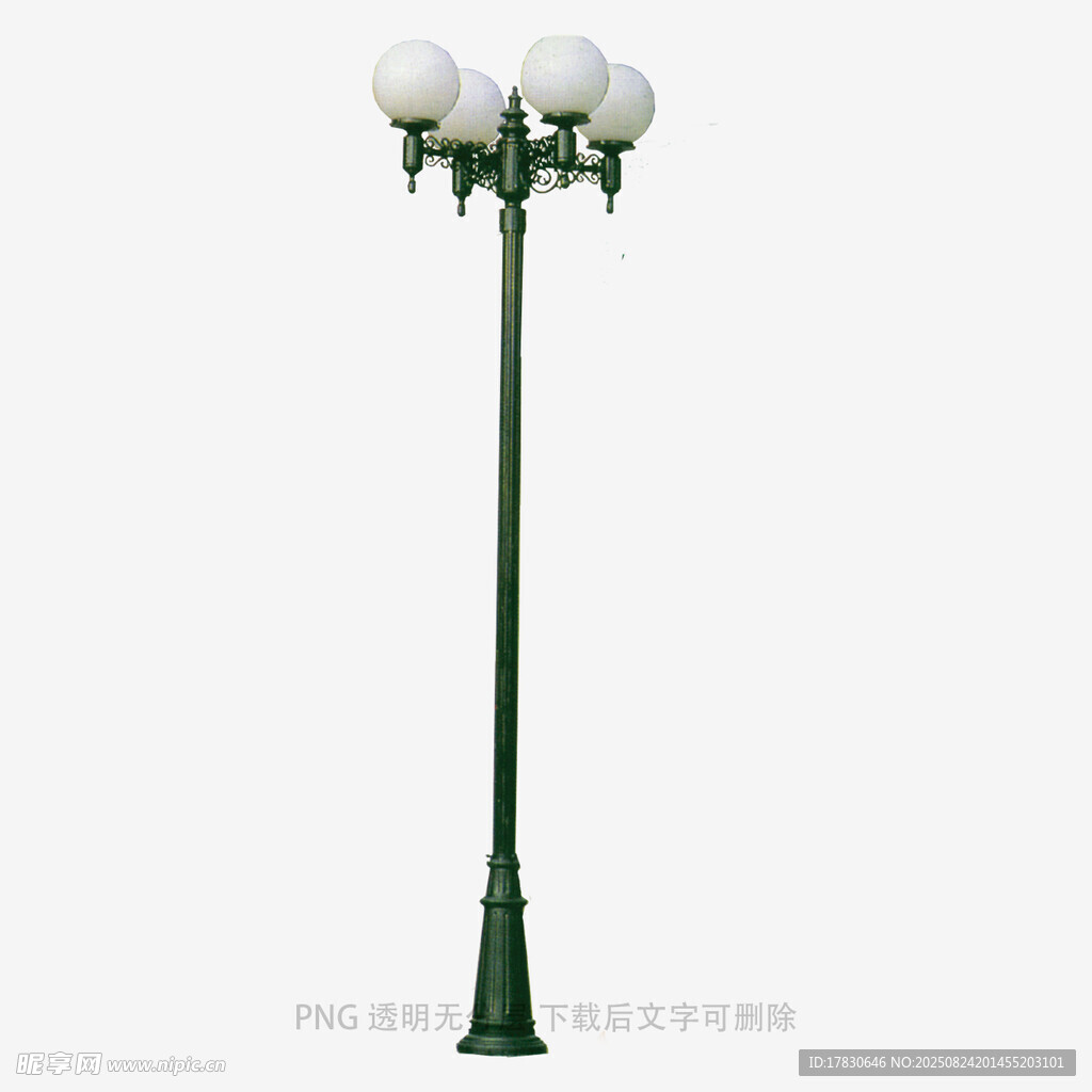 古典風(fēng)格三頭戶外路燈