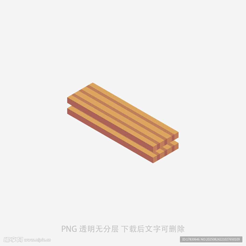 木質(zhì)條紋長(zhǎng)方體模型