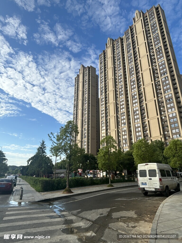 城市高層住宅景觀