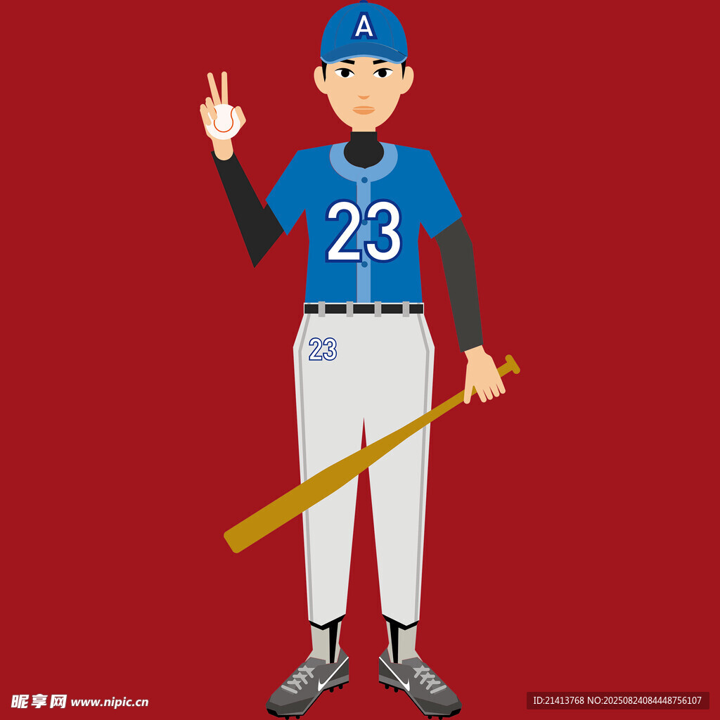 棒球運動員帥氣亮相