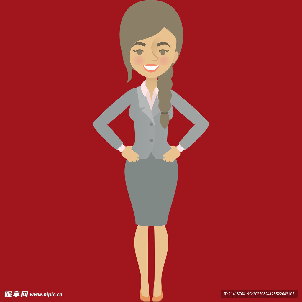 自信商務(wù)女性形象