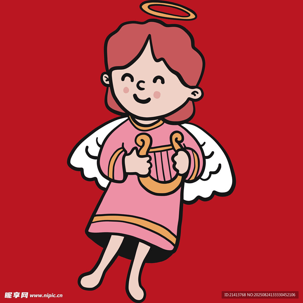 可愛小天使演奏手風(fēng)琴