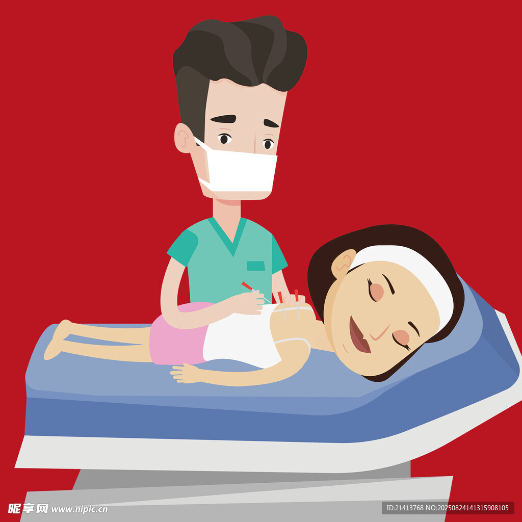醫(yī)生為患者進行身體檢查