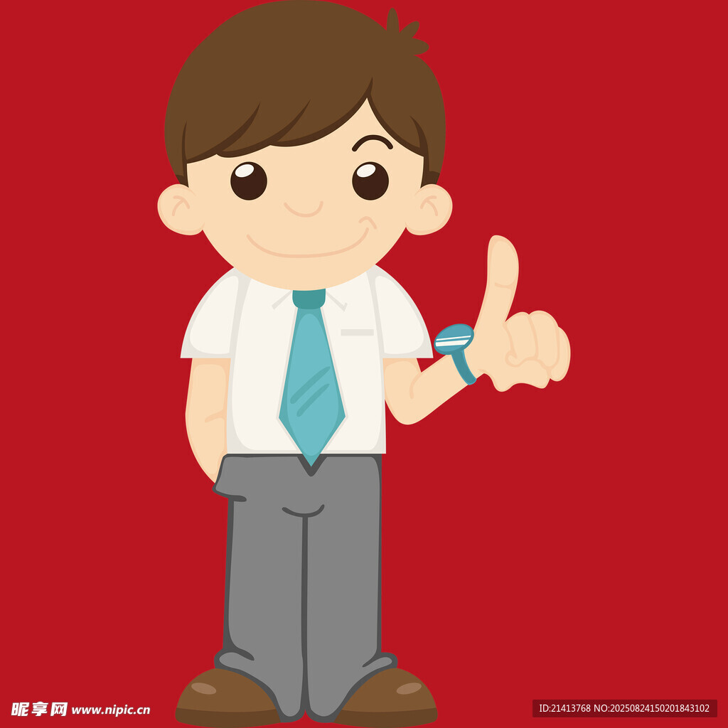 商務(wù)男孩點(diǎn)贊
