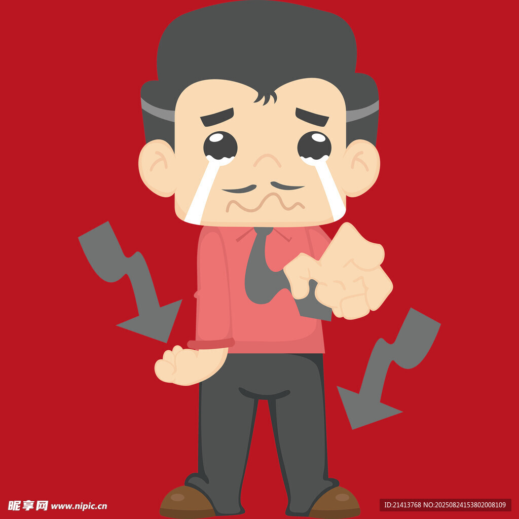 男人因疼痛面露痛苦