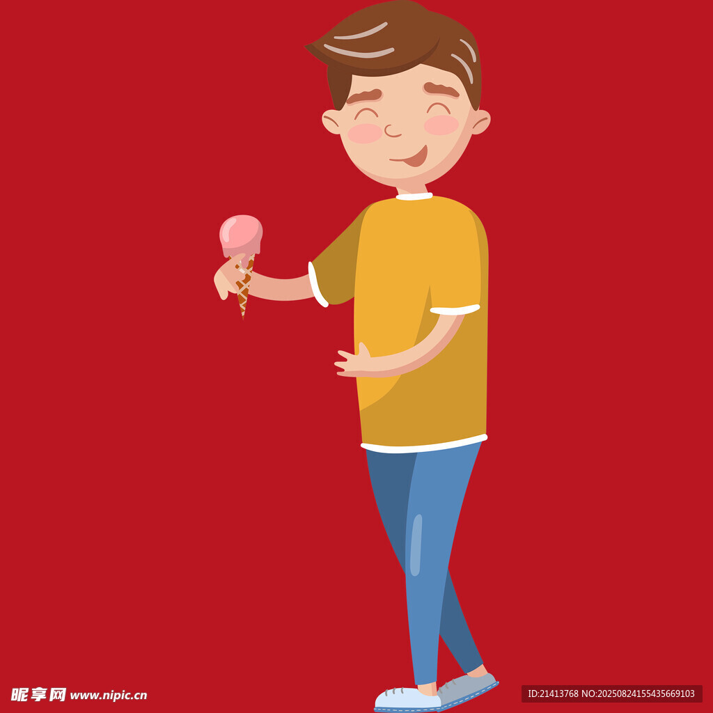 手持棒棒糖的快樂男孩