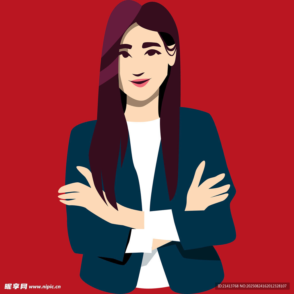 自信商務女性形象