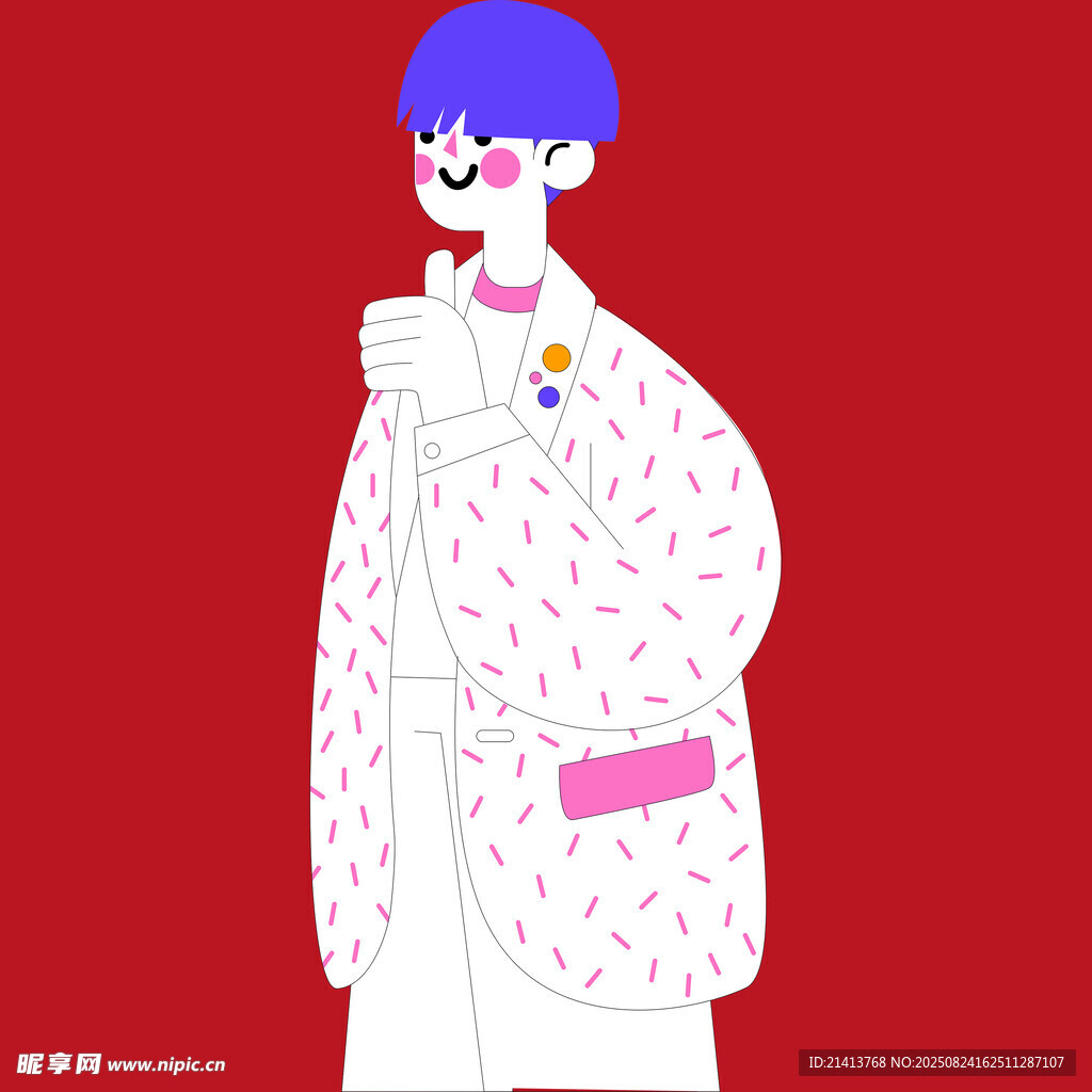 時(shí)尚卡通人物的潮流穿搭