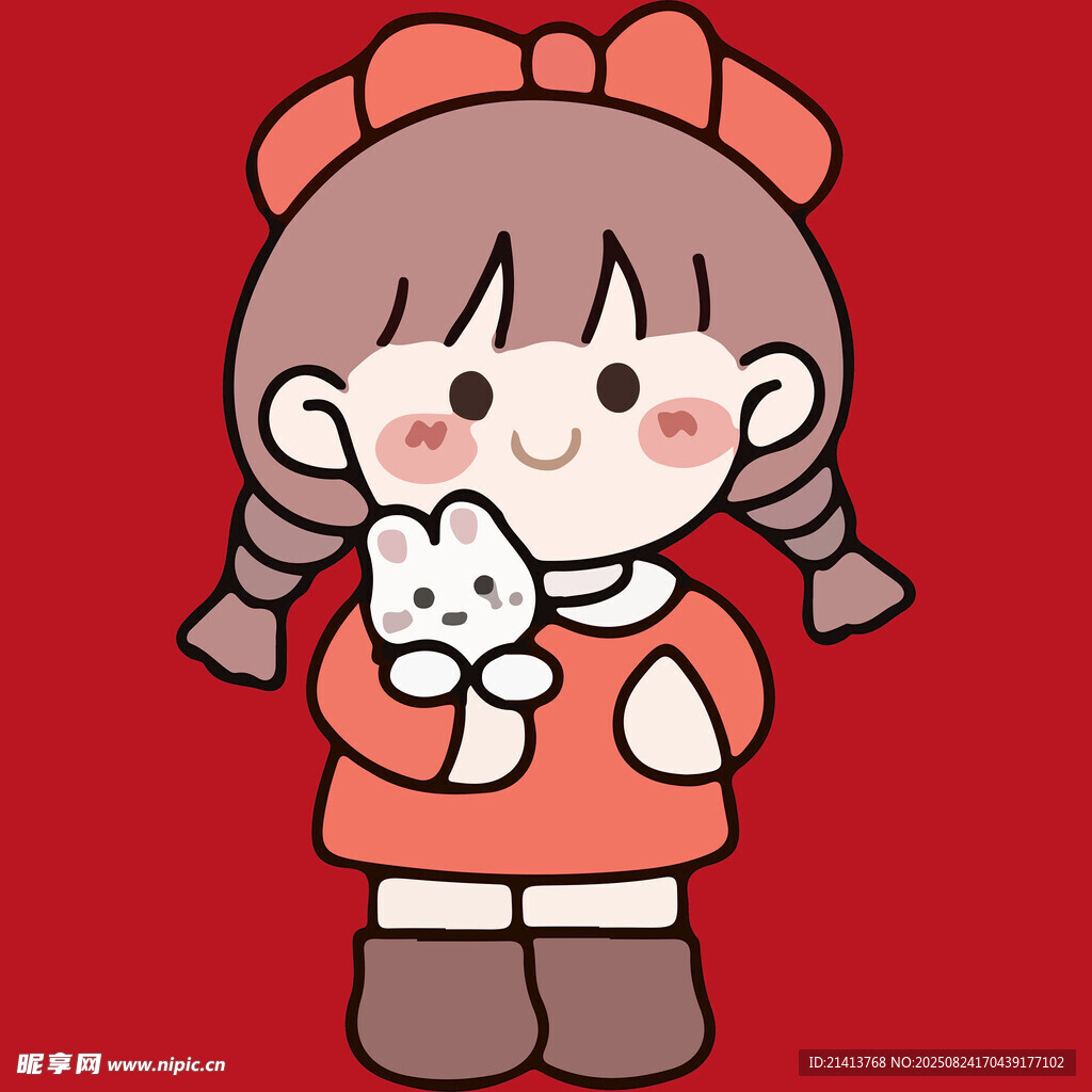 抱貓女孩的可愛(ài)瞬間