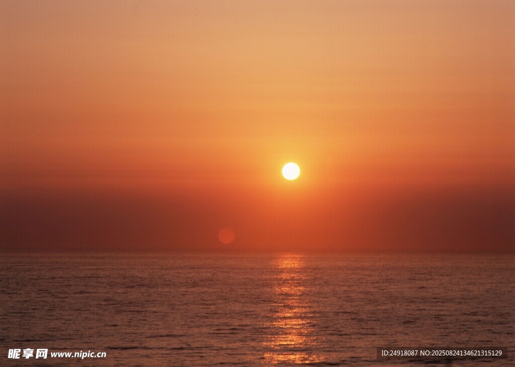 海上落日美景