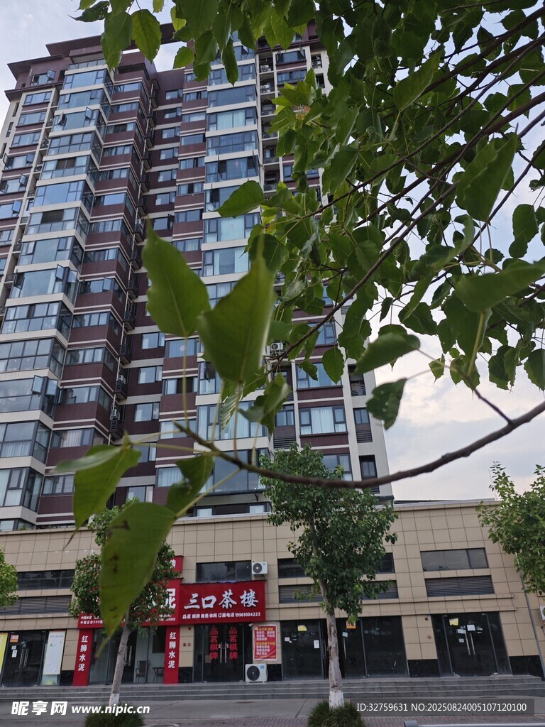 城市中高層住宅樓景觀