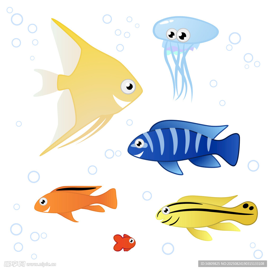 海洋魚類插圖