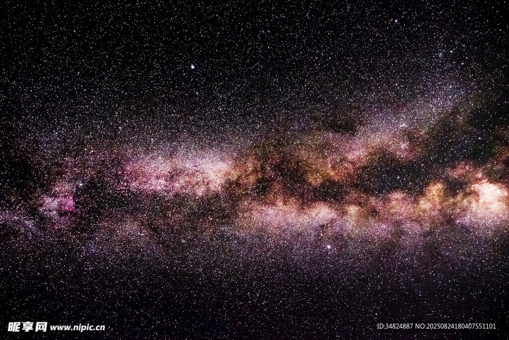 壯麗璀璨的宇宙星云景象