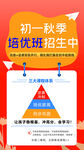 初一秋季優(yōu)班招生海報(bào)