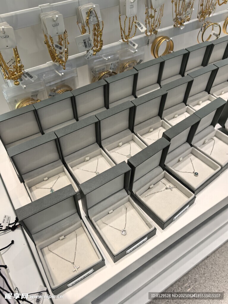首飾項鏈存儲架特寫