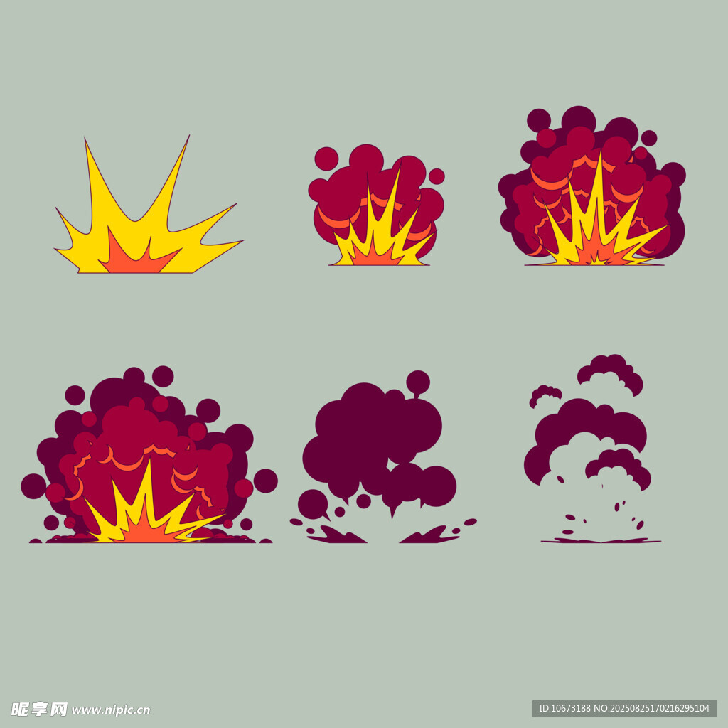 爆炸特效圖案集合