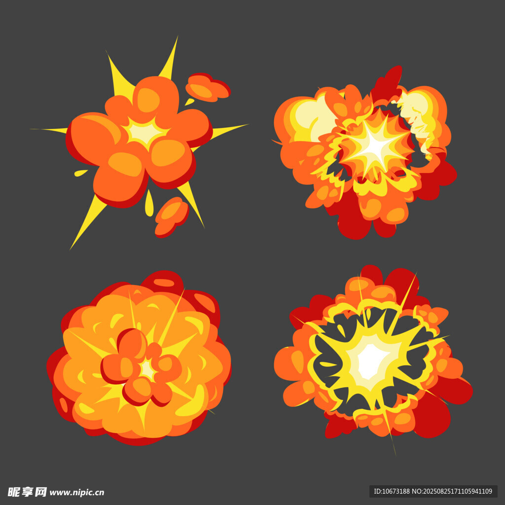 爆炸特效圖案集合