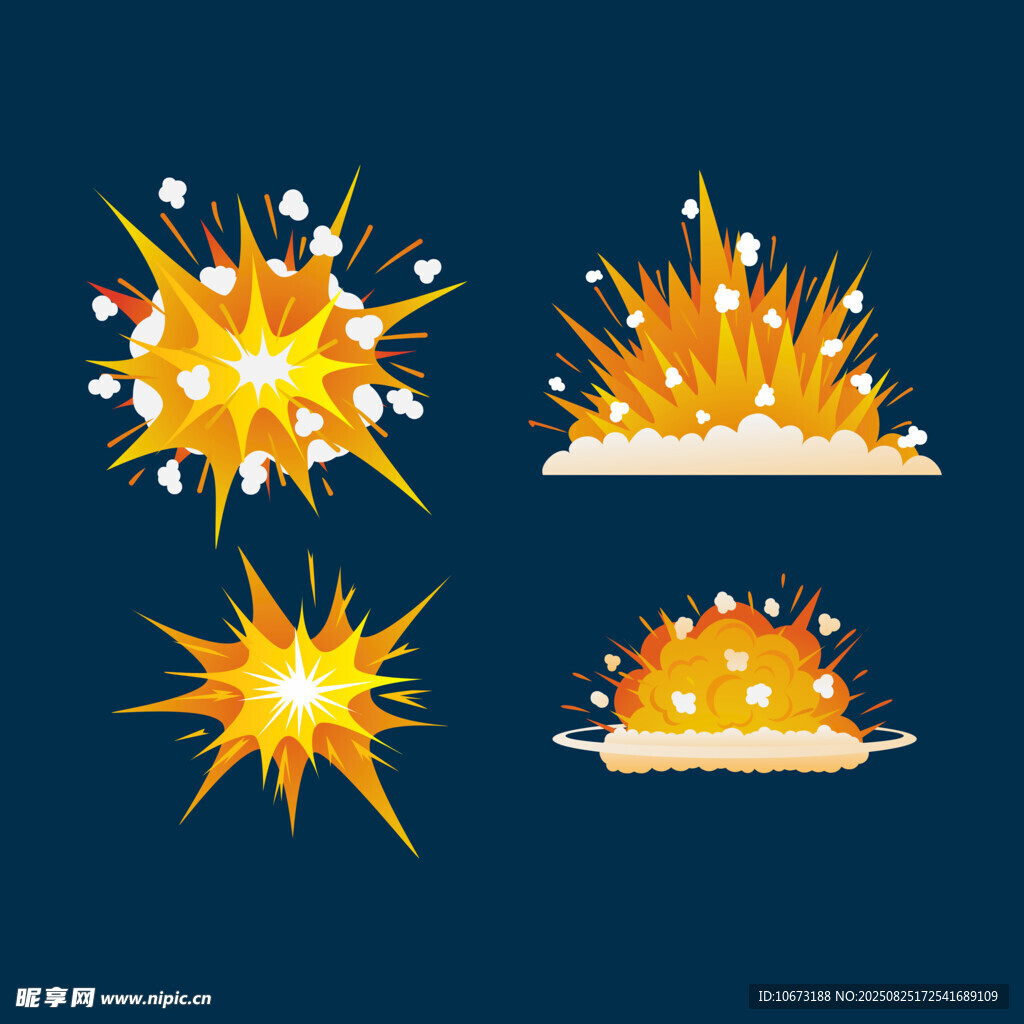 爆炸特效圖案集合
