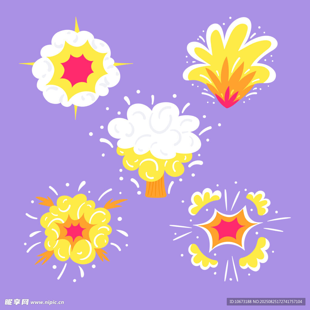 爆炸特效圖案集合