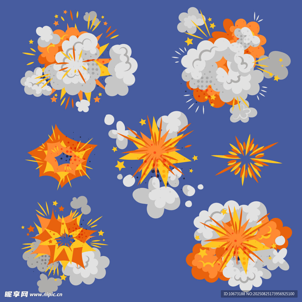 爆炸特效圖案集合
