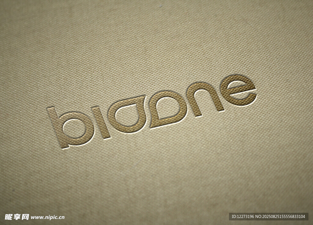 金色立體文字biaone