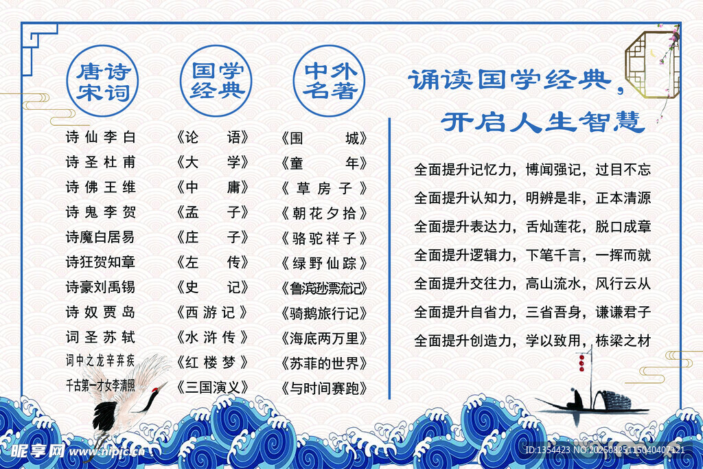 國(guó)學(xué)堂展板