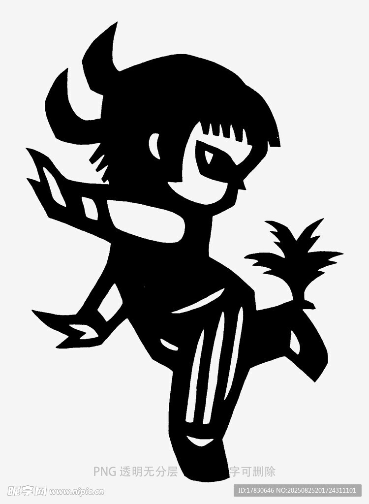 卡通風(fēng)格小惡魔形象