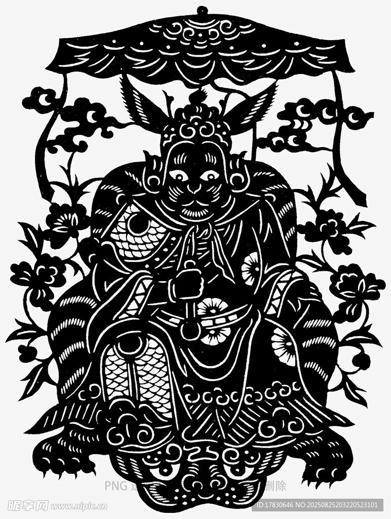 傳統(tǒng)剪紙中的神秘人物形象