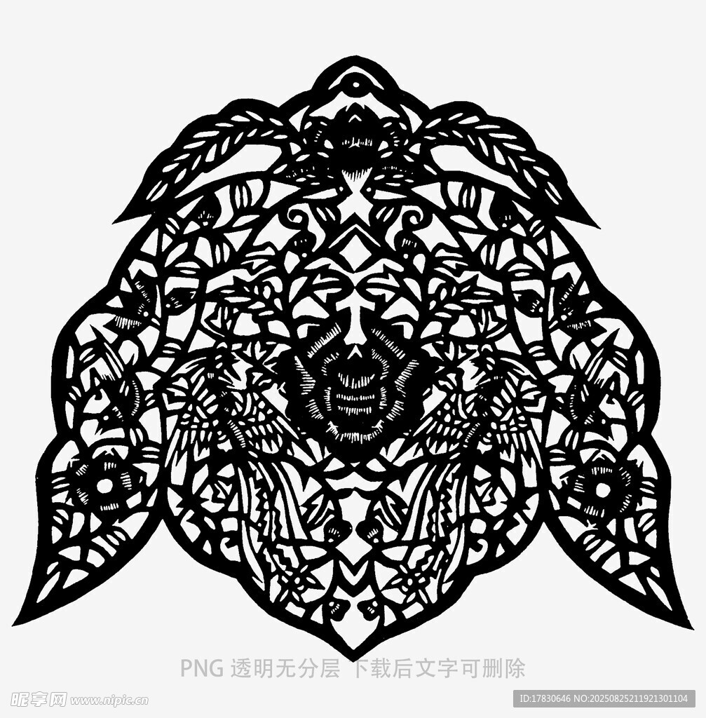 精致鏤空花卉圖案設(shè)計(jì)