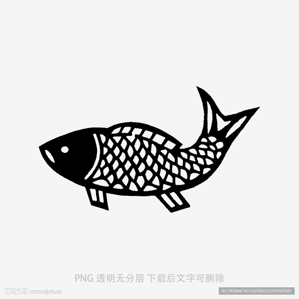 簡(jiǎn)約風(fēng)格魚形圖案設(shè)計(jì)