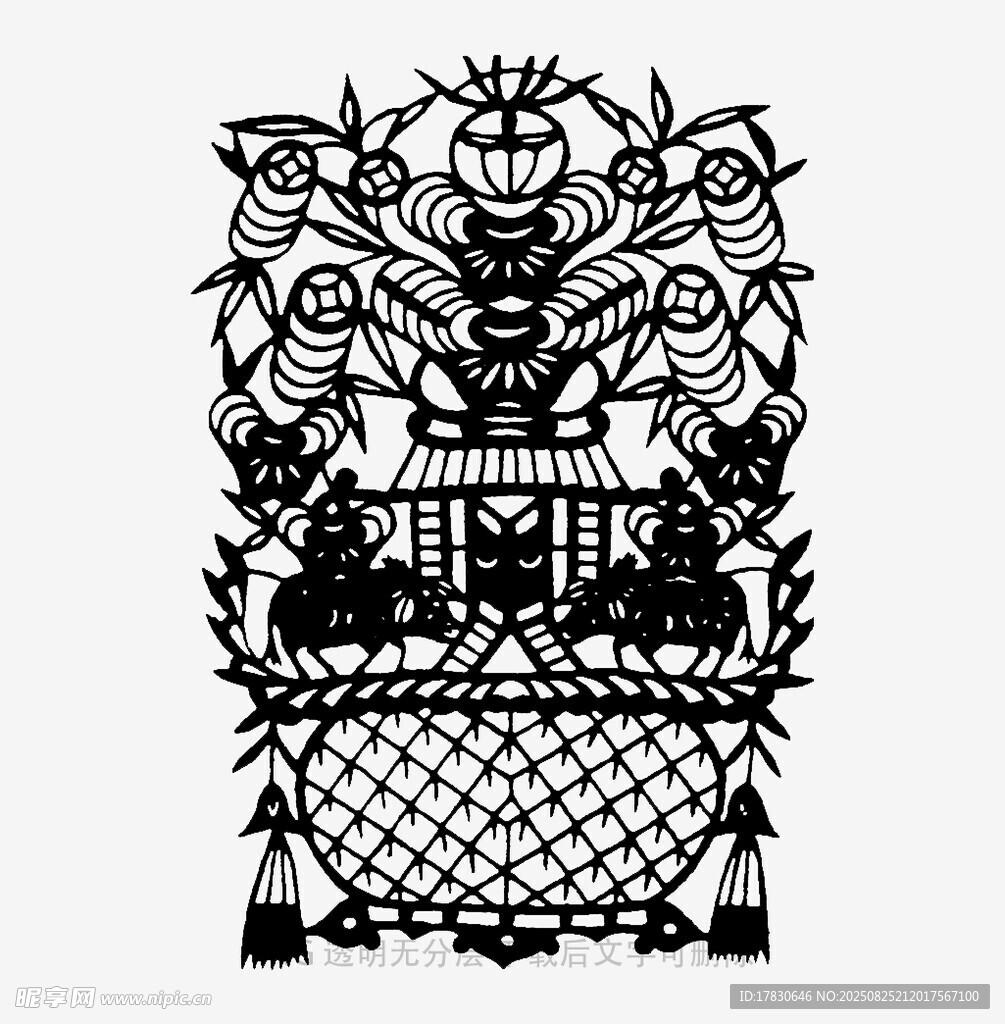 復(fù)古華麗紋章圖案設(shè)計(jì)