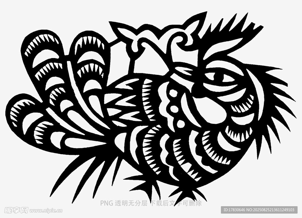 傳統(tǒng)剪紙藝術(shù)之公雞形象