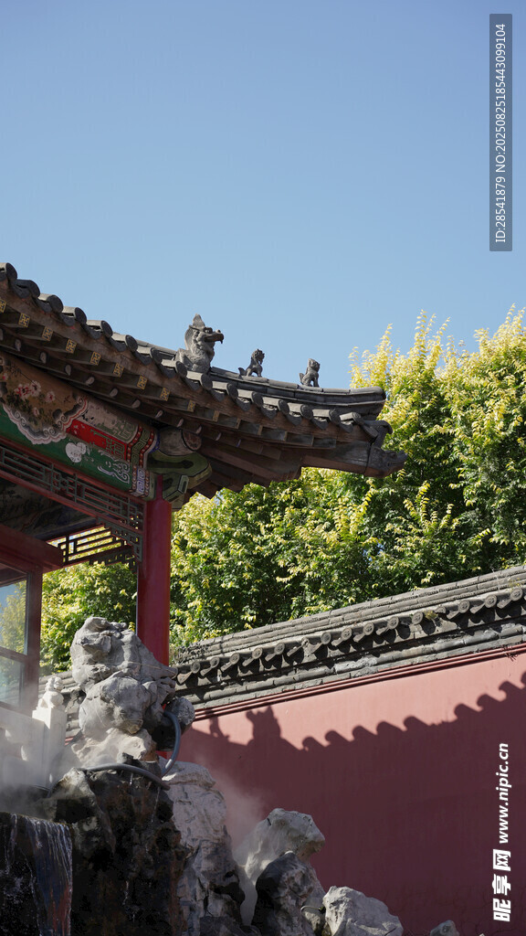 中式古建筑一角