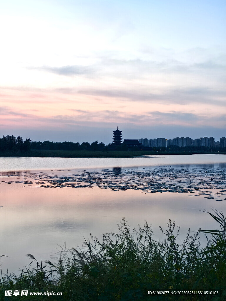 東平湖日落
