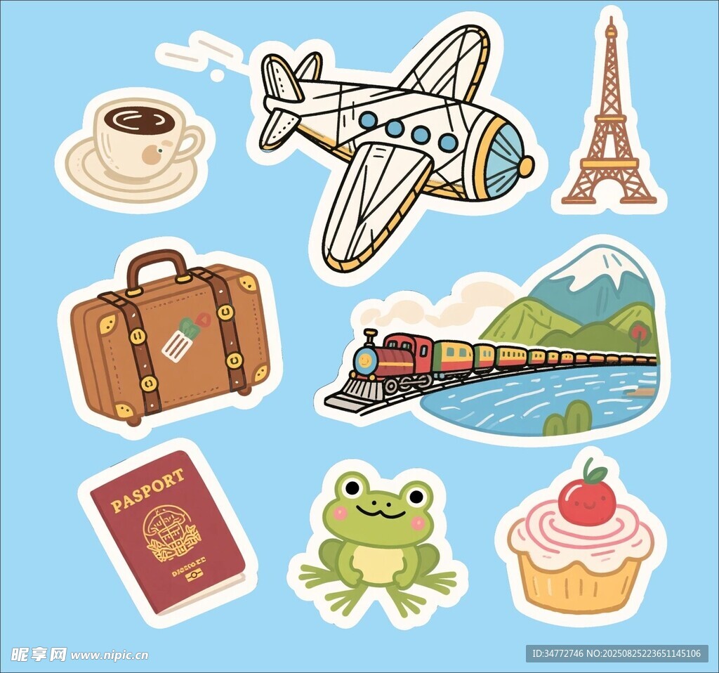 旅游貼紙