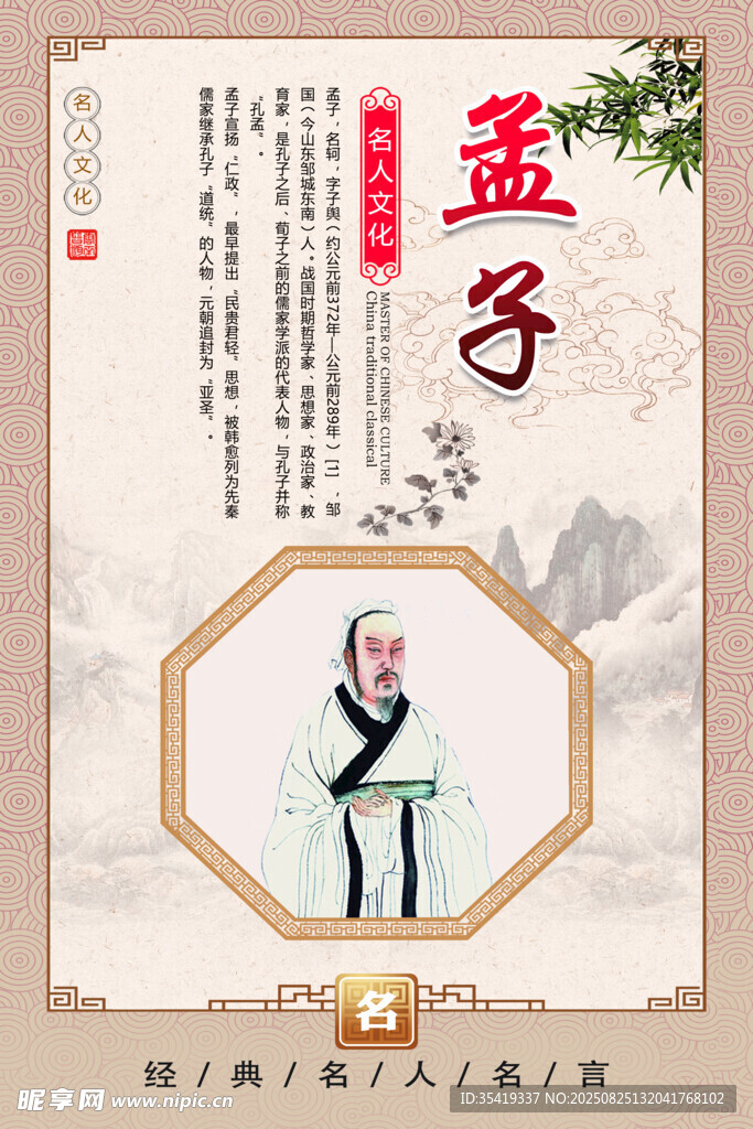 孟子形象展示