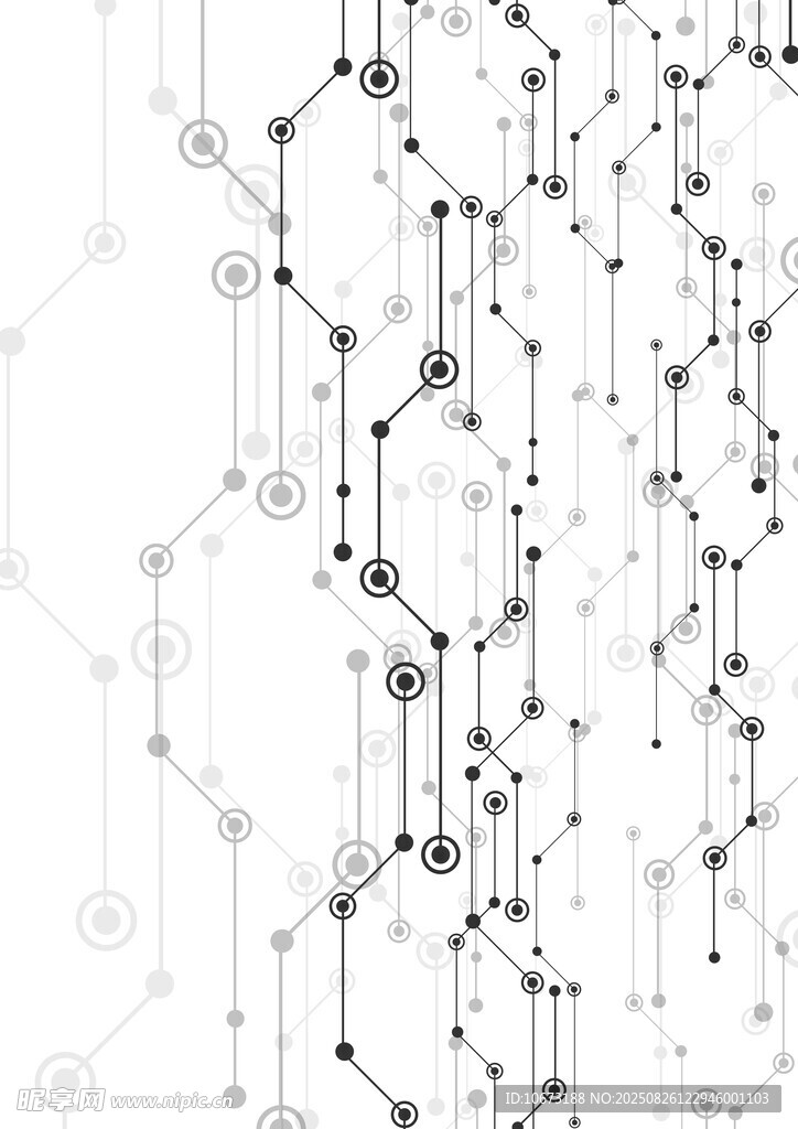 科技感分子結(jié)構(gòu)背景圖