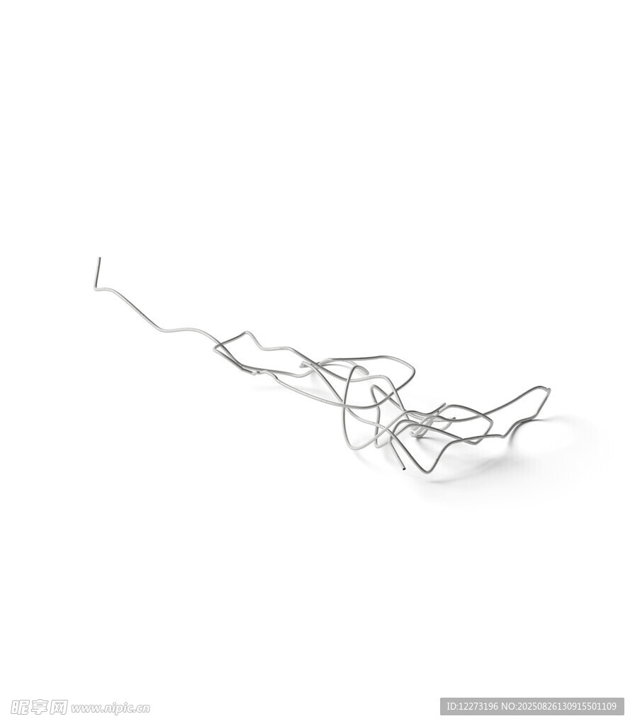 扭曲金屬絲藝術品