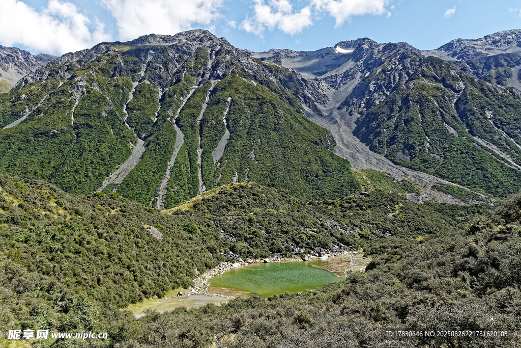 山間綠野美景