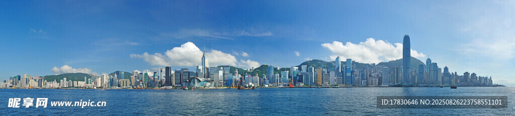 海濱城市美麗天際線景觀