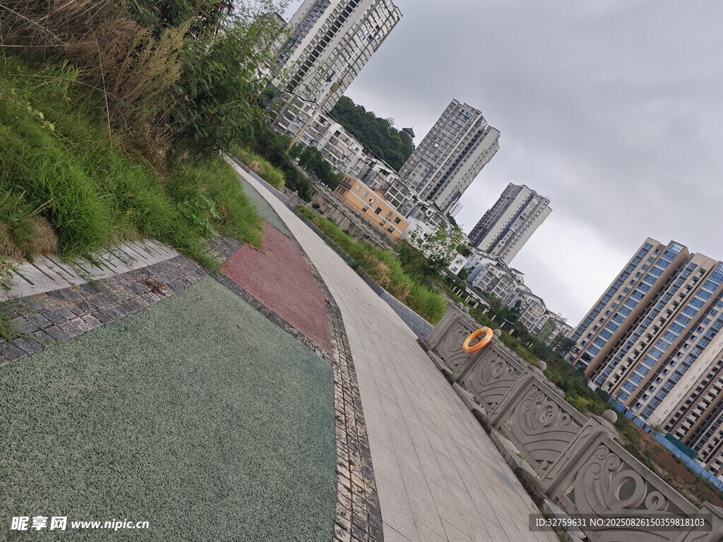 城市中的休閑步道景觀