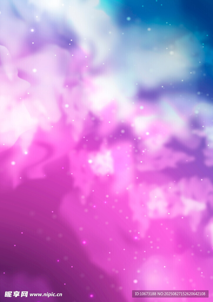 夢(mèng)幻粉紫星空背景
