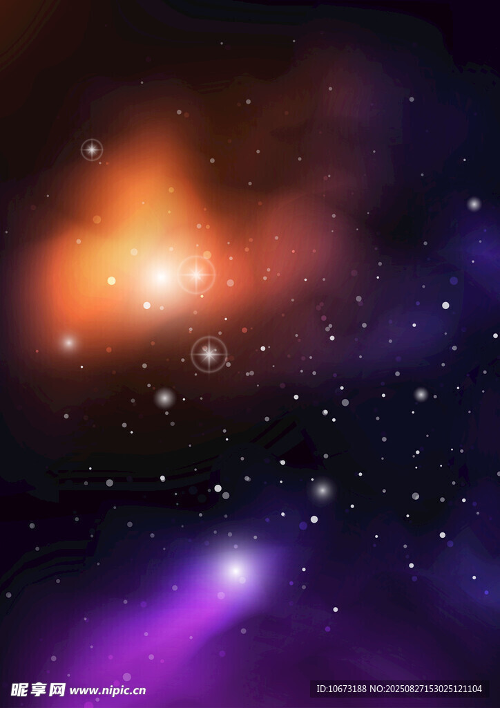 夢(mèng)幻絢麗的宇宙星空景象