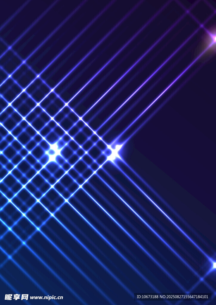藍(lán)色炫光線條科技背景圖