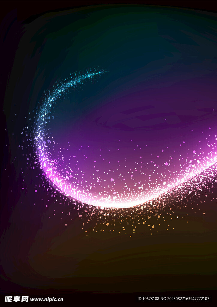 夢(mèng)幻炫彩光帶效果