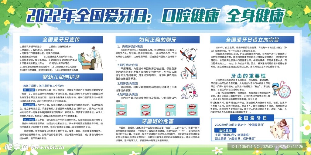 口腔健康宣傳欄