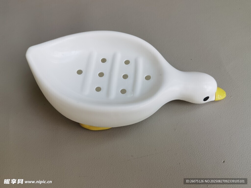 鴨子造型白色肥皂盒