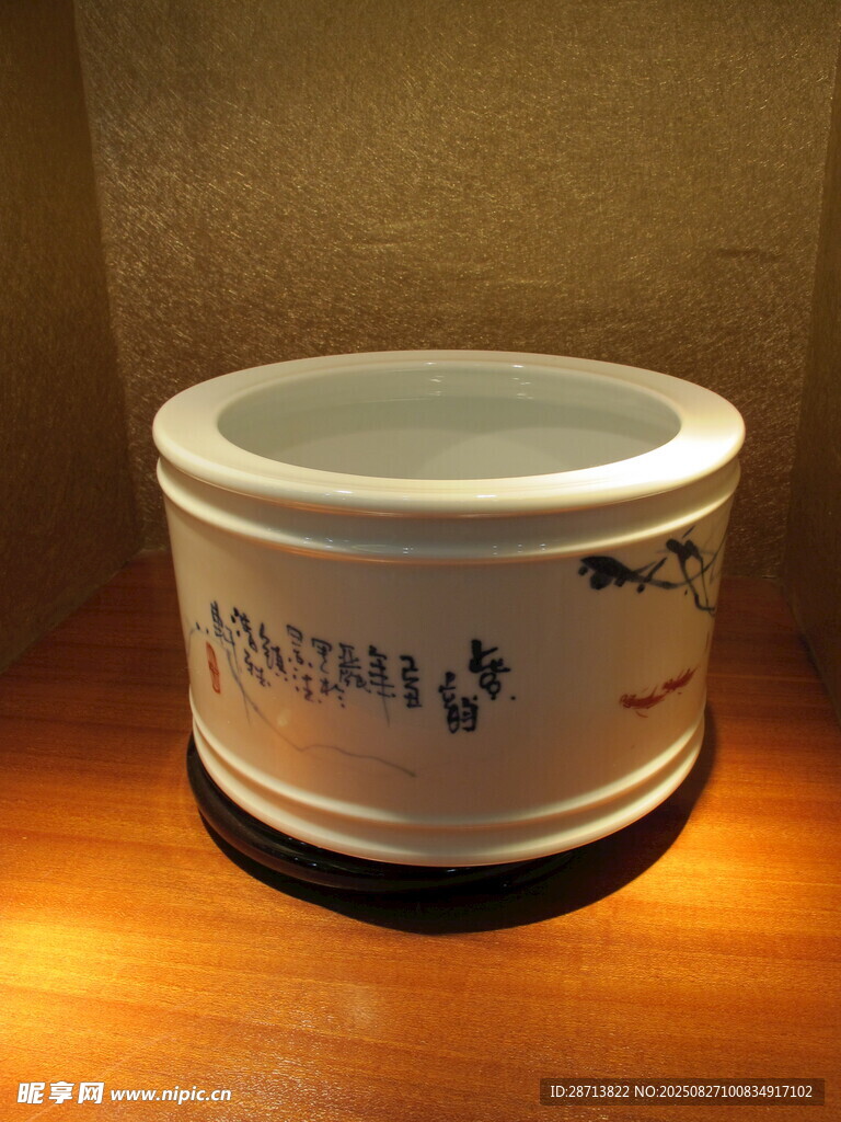 白色陶瓷罐 簡約裝飾