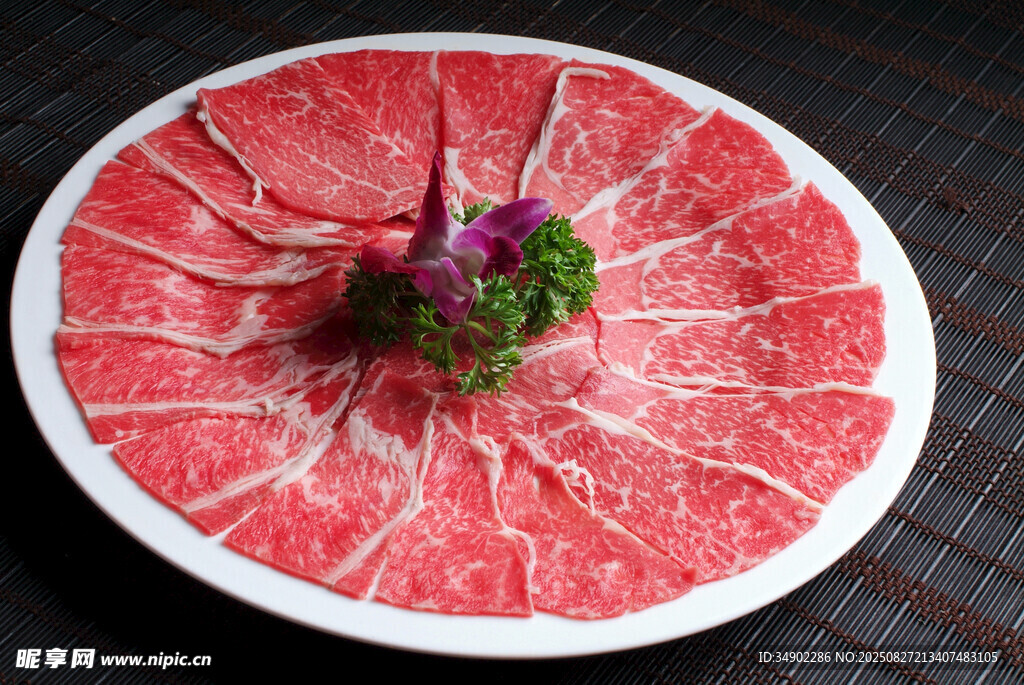 雪花牛肉片