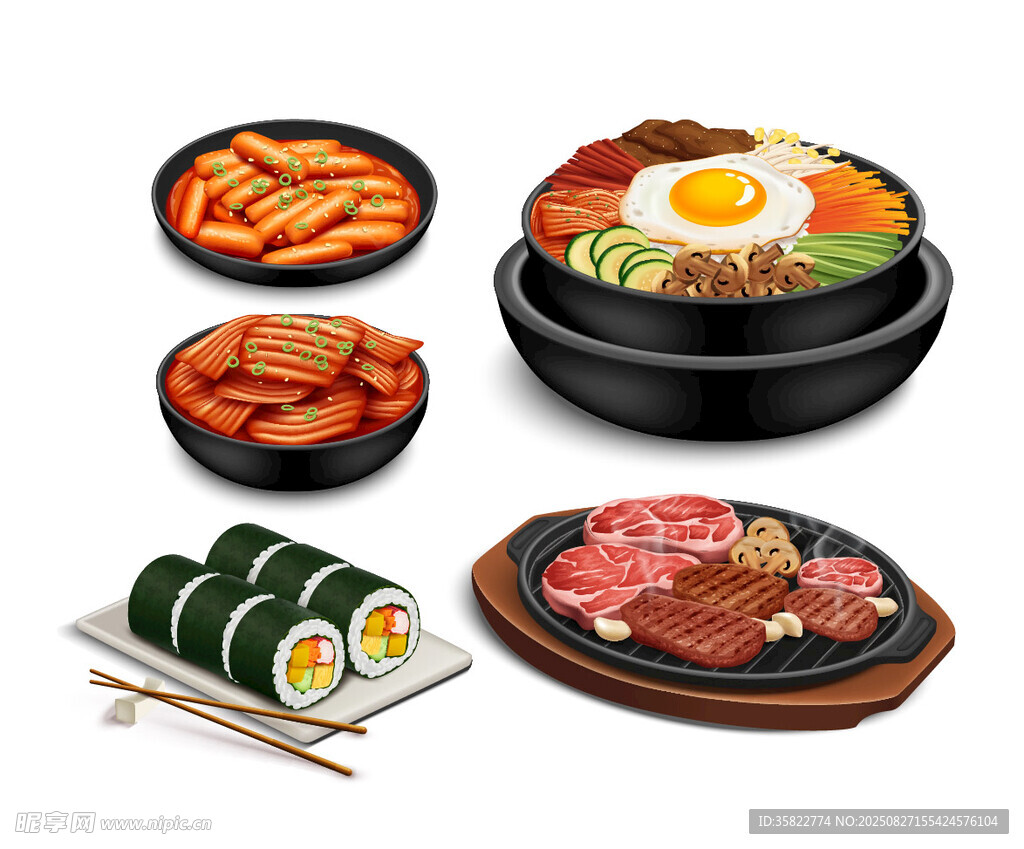 美食插圖